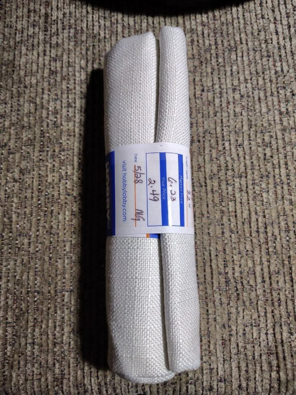 Fabric Remnant Type, Size, Color, Material And Manufacturer Varies See Pictures
